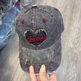 BLACK | ハートビートカラーデニムCAP | LETee