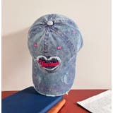 ハートビートカラーデニムCAP | LETee | 詳細画像1