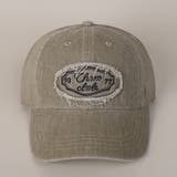 BEIGE | ウォッシュデニムCAP/同素材シシュウワッペン付 | LETee
