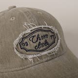 ウォッシュデニムCAP/同素材シシュウワッペン付 | LETee | 詳細画像10