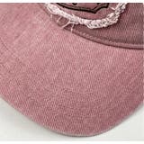 ウォッシュデニムCAP/同素材シシュウワッペン付 | LETee | 詳細画像5