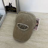 ウォッシュデニムCAP/同素材シシュウワッペン付 | LETee | 詳細画像6