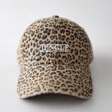 CAMEL | JUNGLE刺繍ロゴレオパードCAP | LETee