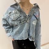 ペイントデニムジャケット | Lips | 詳細画像4