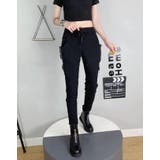 BLACK | ZIPスキニーパンツ | LETee