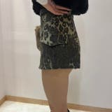 ヒョウ柄ミニスカパン/ミリタリー系 | LETee | 詳細画像2