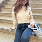 BEIGE | ニットプルパーカー | LETee