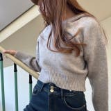 GREY | ニットプルパーカー | LETee