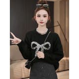 スパンコールリボンニットプルオーバー | LETee | 詳細画像11 