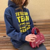 NAVY | TEAMプリントプルパーカー | LETee