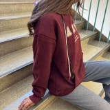 【大人気！】ぼかし＆シシュウロゴプルパーカー | LETee | 詳細画像7 