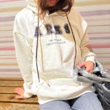 【大人気！】ぼかし＆シシュウロゴプルパーカー | LETee | 詳細画像1 