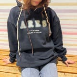 【大人気！】ぼかし＆シシュウロゴプルパーカー | LETee | 詳細画像3 