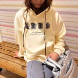 【大人気！】ぼかし＆シシュウロゴプルパーカー | LETee | 詳細画像4 