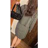 エレガントなケーブル柄ニットセットアップ カーディガン&ミニスカートセット | LETee | 詳細画像4