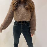 裏起毛デニムカットオフスキニーパンツ | LETee | 詳細画像11