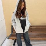 アームホール配色ジップパーカー | LETee | 詳細画像3