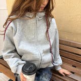 GREY | ジップパーカー | LETee