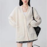 シャギーニットVカーディガン | LETee | 詳細画像1 