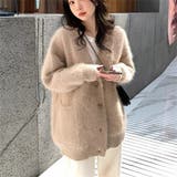 シャギーニットVカーディガン | LETee | 詳細画像4 