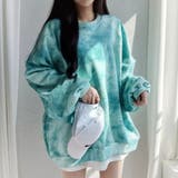 タイダイバックロゴトレーナー | LETee | 詳細画像13 