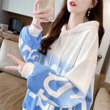 BIGロゴグラデーションプリントプルパーカー | LETee | 詳細画像10