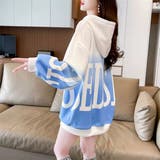 BIGロゴグラデーションプリントプルパーカー | LETee | 詳細画像14