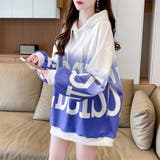 BIGロゴグラデーションプリントプルパーカー | LETee | 詳細画像16