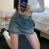 デニム/インナーショートパンツミニスカート | LETee | 詳細画像7