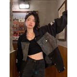 デニムドッキングえり付きジャケット | LETee | 詳細画像4 
