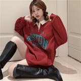BOSTONロゴ ポロカラープルオーバー/カンガルーポケット | LETee | 詳細画像5
