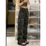 カモフラージュプリント デニムパンツ/カーペンターパンツ | LETee | 詳細画像6