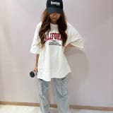 WHITE | CALIFORNIA刺繍Tシャツ | LETee