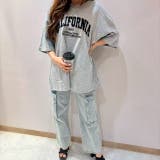 GREY | CALIFORNIA刺繍Tシャツ | LETee