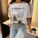 WHITE | ボックスフォトプリントロゴTシャツ | LETee