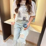 ボックスフォトプリントロゴTシャツ | LETee | 詳細画像1