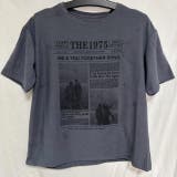 GREY | ボックスフォトプリントロゴTシャツ | LETee