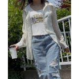 YELLOW | インナー付きシャツセット/アンサンブル/ロゴプリントタンクトップ付き | LETee