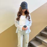 BLUE | シフォンシャツ キャミ付き | LETee