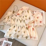 花柄シフォントップス/スクエアネック | LETee | 詳細画像7