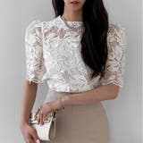 WHITE | レースブラウス エレガントにもカジュアルにも | LETee