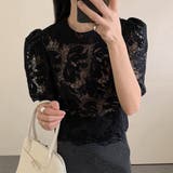 BLACK | レースブラウス エレガントにもカジュアルにも | LETee