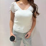WHITE | オフショルサマーリブニット 着心地良さ抜群♪ | LETee