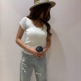 オフショルサマーリブニット 着心地良さ抜群♪ | LETee | 詳細画像2