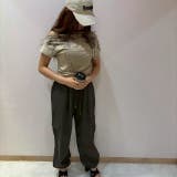 ロゴプリントオフショルダーTシャツ ショート丈 | LETee | 詳細画像7