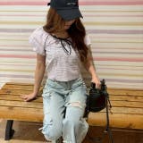 パフスリーブ半袖ショート丈トップス ぽわん袖が可愛い♪ | LETee | 詳細画像8