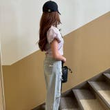 パフスリーブ半袖ショート丈トップス ぽわん袖が可愛い♪ | LETee | 詳細画像11