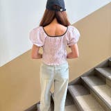 パフスリーブ半袖ショート丈トップス ぽわん袖が可愛い♪ | LETee | 詳細画像12