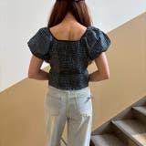 パフスリーブ半袖ショート丈トップス ぽわん袖が可愛い♪ | LETee | 詳細画像19