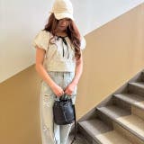 パフスリーブ半袖ショート丈トップス ぽわん袖が可愛い♪ | LETee | 詳細画像3